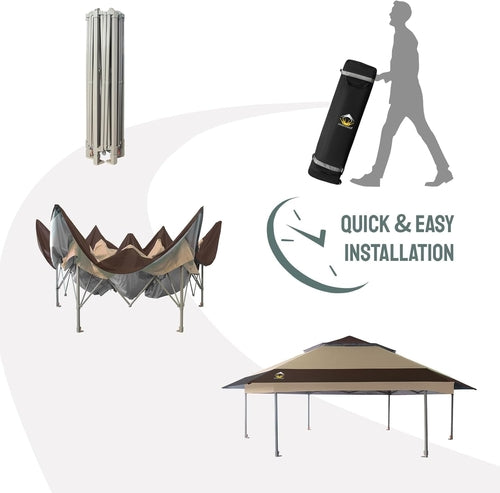 16x16 Pop-Up Gazebo with Mosquito Netting – Easy Outdoor Party Shelter